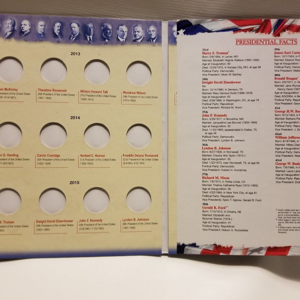 US Presidential Dollars 2007 onwards folder - Picture 5 of 5